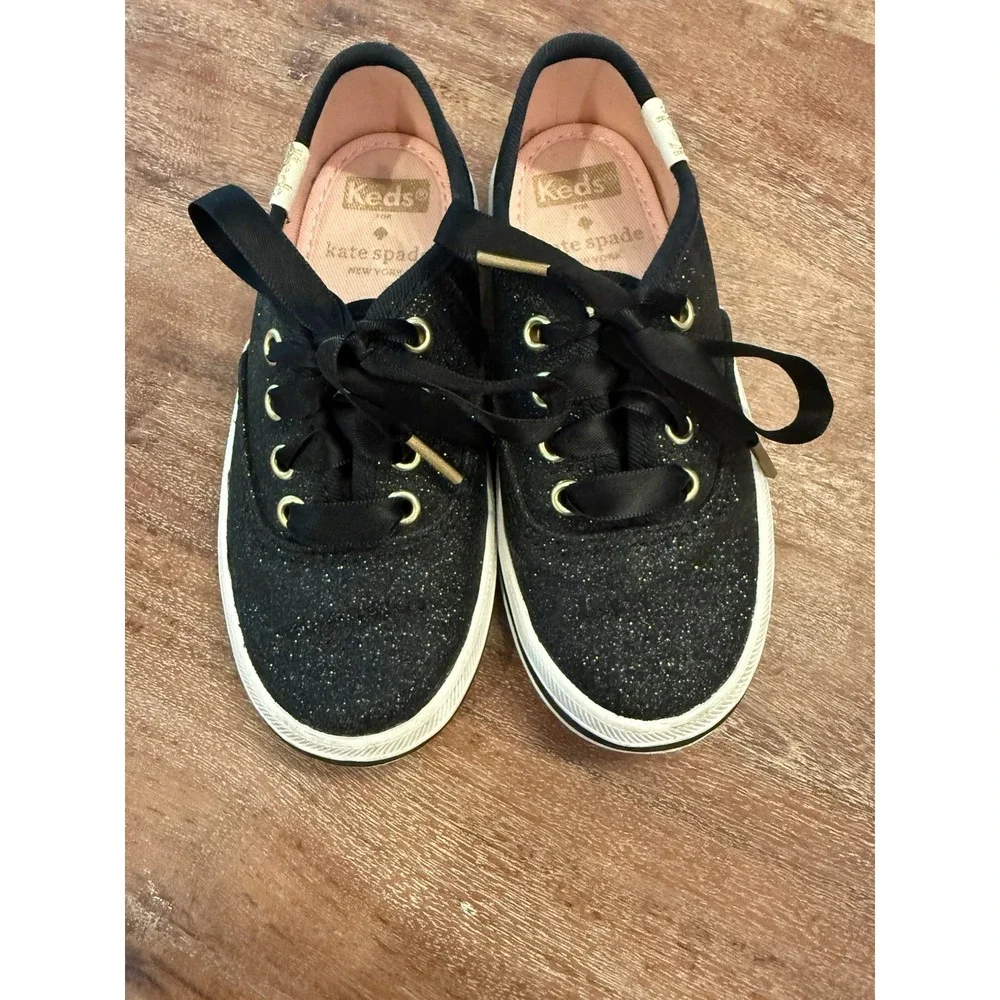 Toddler Girl's Keds x Kate Spade Champion Glitter Crib‎ Sneaker Size 8